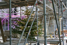 Heilige Messe auf der Baustelle zum 4. Advent (Foto: Karl-Franz Thiede)